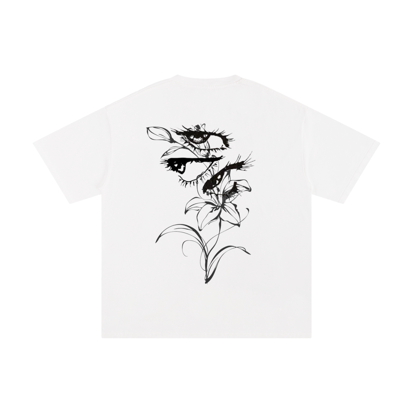 Blooming Eyes Unisex Pure Cotton T-Shirt