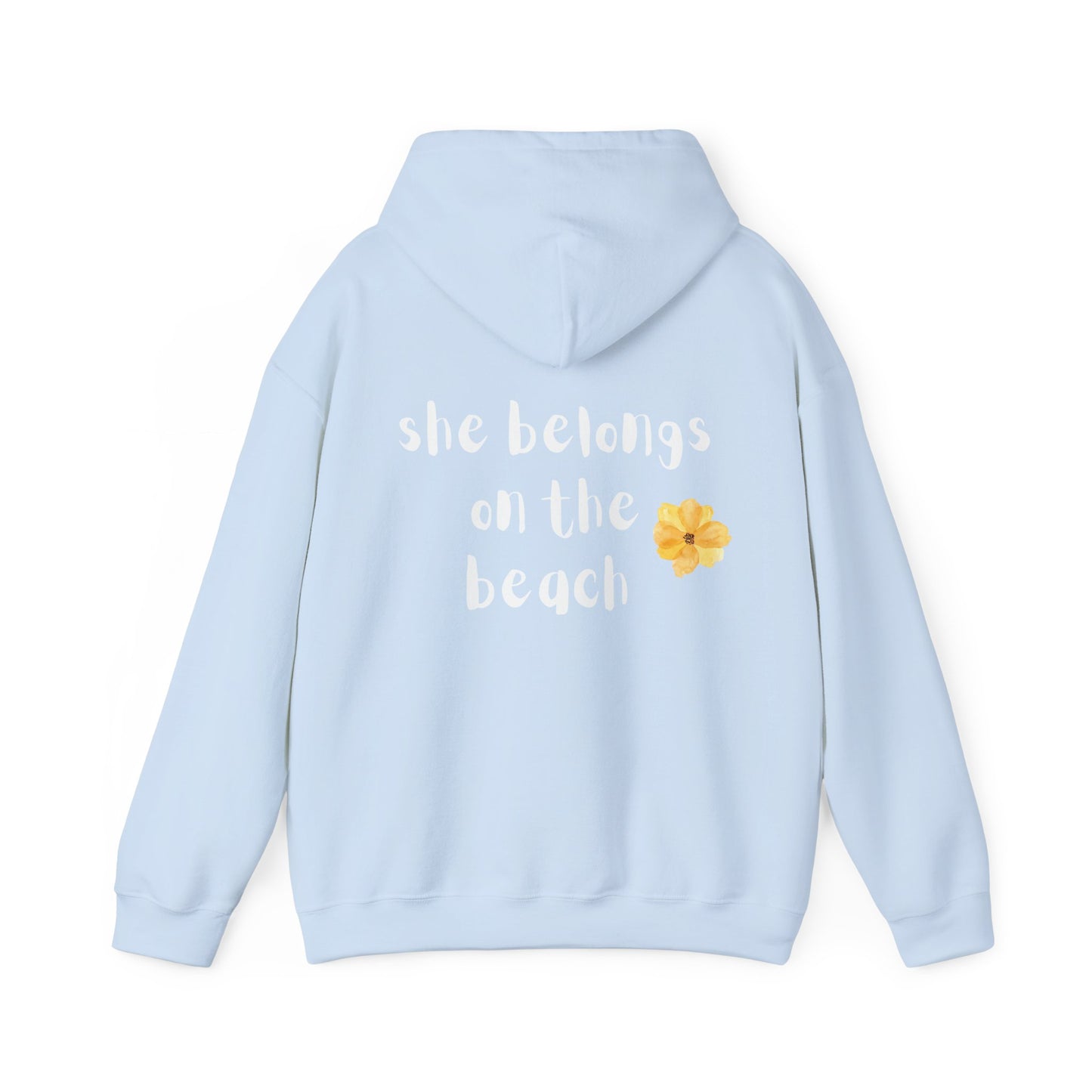 She Belongs on the Beach Hoodie
