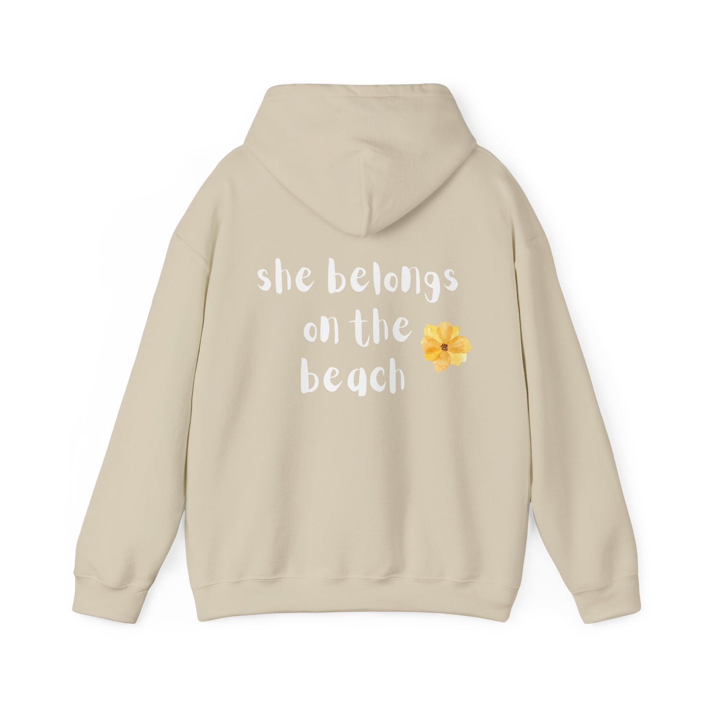 She Belongs on the Beach Hoodie