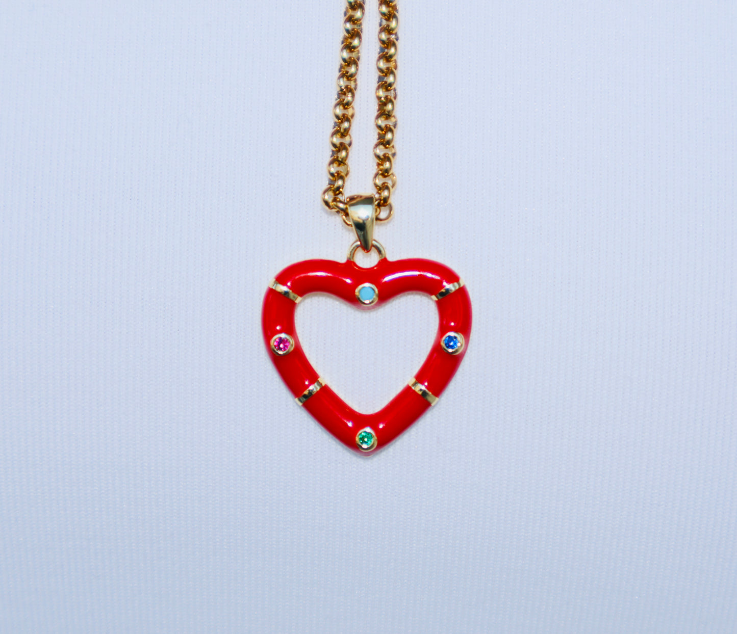 Red Heart Necklace