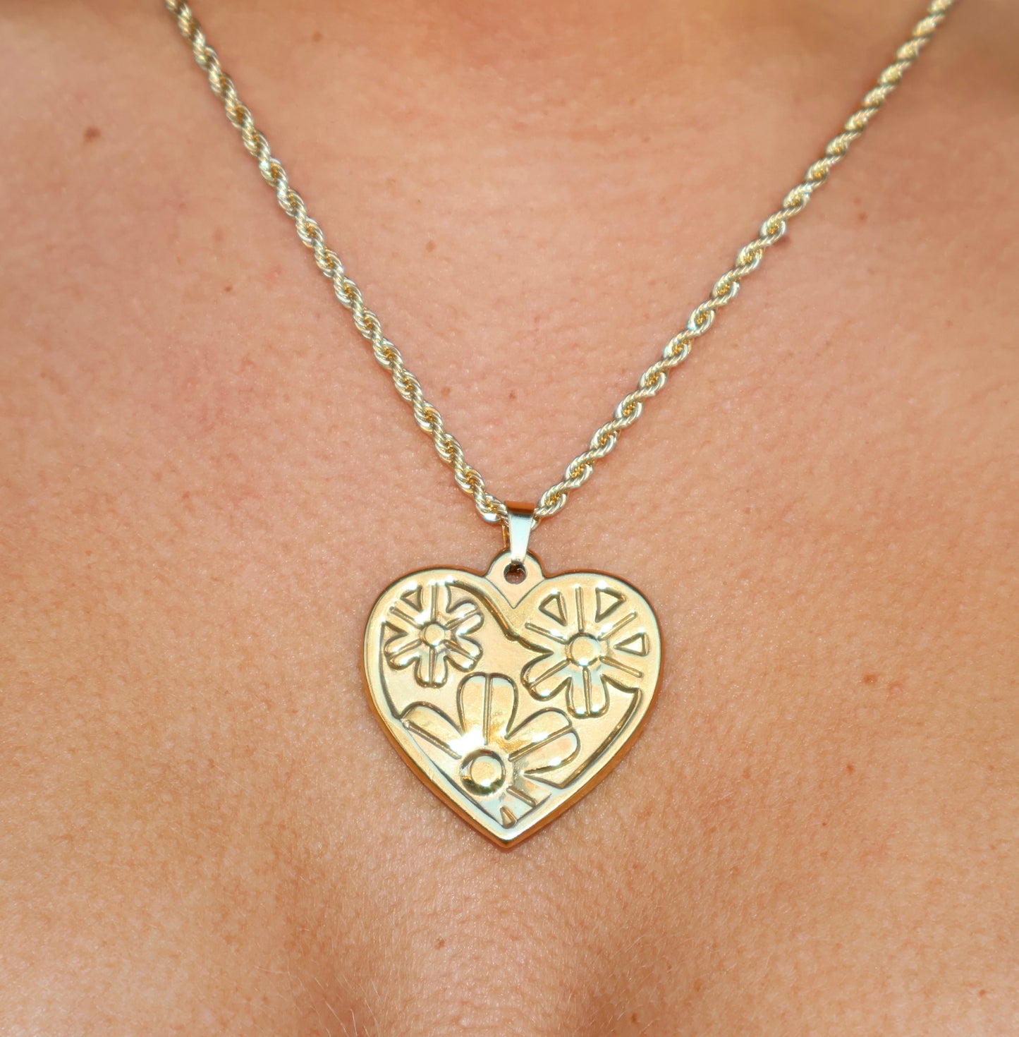 Golden Heart Necklace