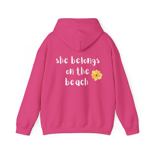 She Belongs on the Beach Hoodie