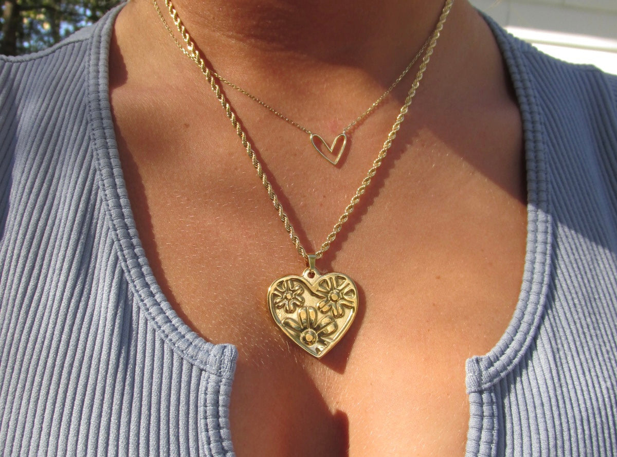 Golden Heart Necklace