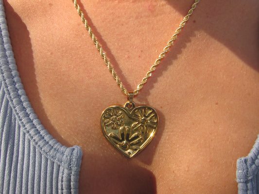 Golden Heart Necklace