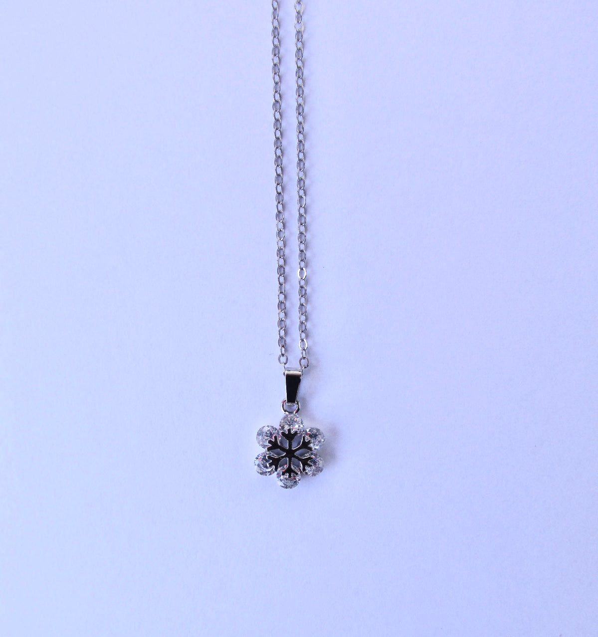 Silver Snowflake Necklace